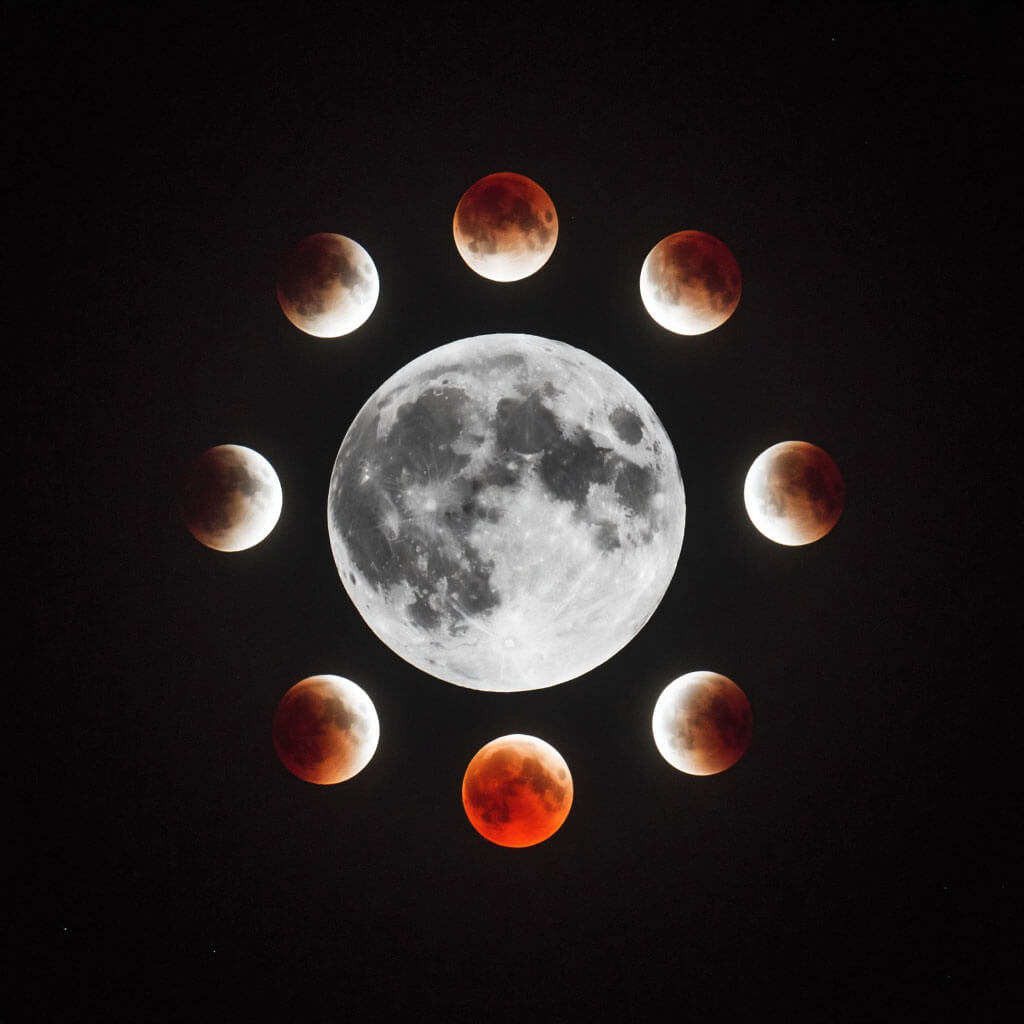 Phases de la Lune